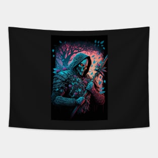 Death Knight In The Forest Tapestry