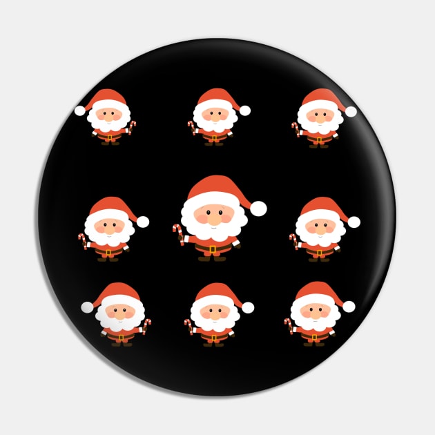 Santa claus pattern mask Pin by TheHigh