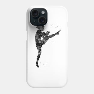 Woman kickboxer Phone Case