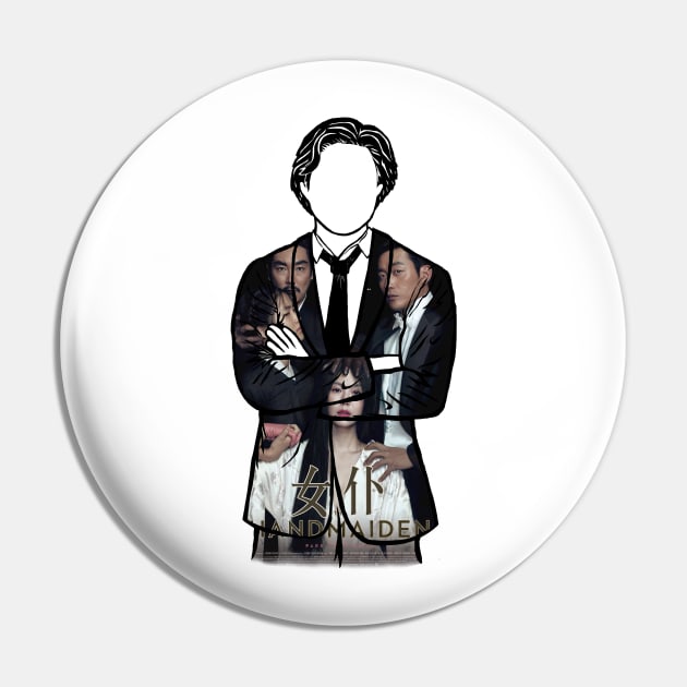 Park Chan Wook (The Handmaiden) Portrait Pin by Youre-So-Punny