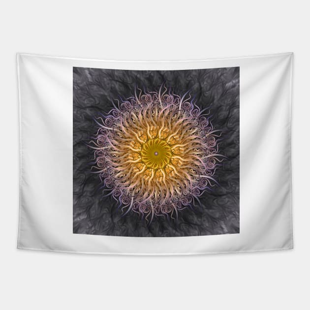 The Lights Of Spiral Serenity Tapestry by becky-titus