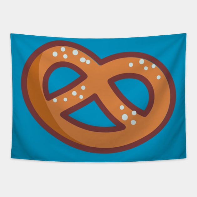 Pretzel heart Tapestry by UniqueDesignsCo