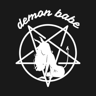 Demon babe / WHITE / T-Shirt