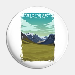 Gates of the Arctic National Park Travel Poster Pin