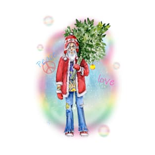 Hippie Christmas T-Shirt