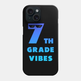 Seventh grade vibes blue Phone Case