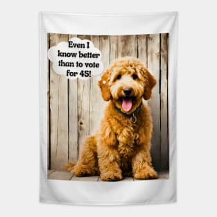 Ridin' with Biden Goldendoodle Tapestry