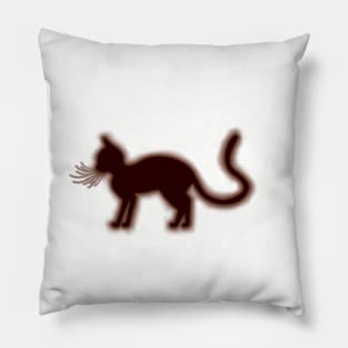 Cat silhouette Pillow