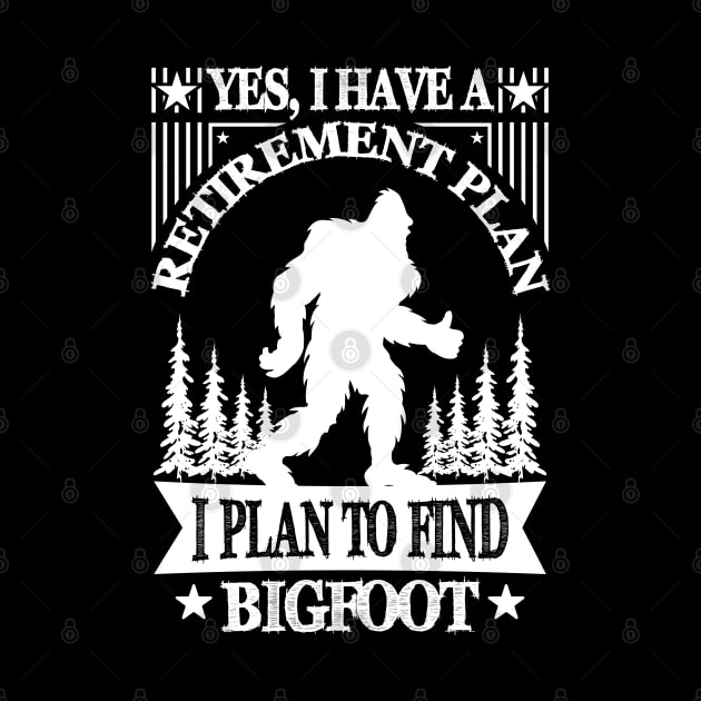 Bigfoot Sasquatch Retirement by Tesszero