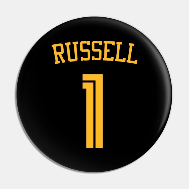 DeAngelo Russell Jersey Poster Pin by Cabello's