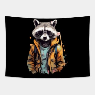 Raccoon Style Tapestry