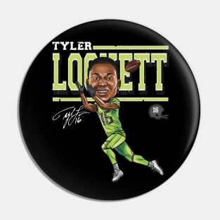Tyler Lockett Seattle Cartoon Pin