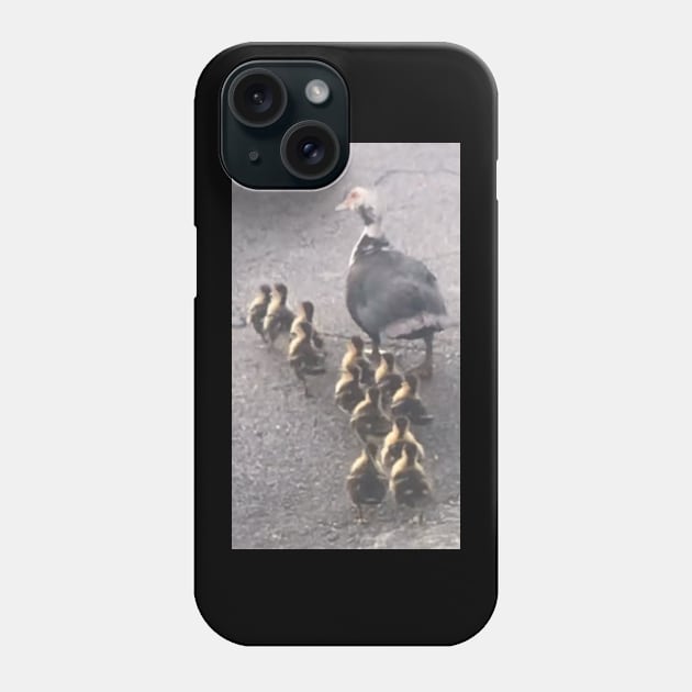 Duck mom Phone Case by VIVJODI