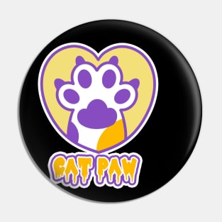 Cat paw, paw print, cute paw Pin