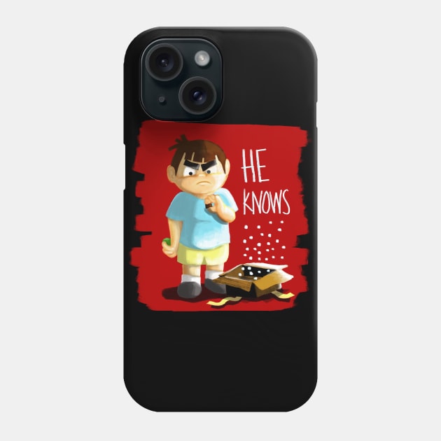 He Knows.. Phone Case by VayArtStudio