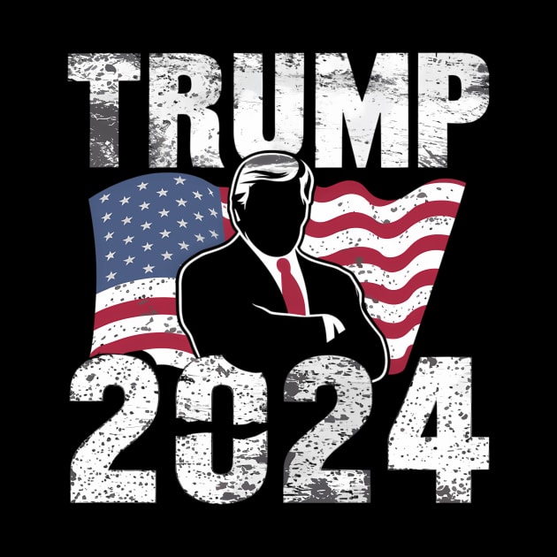 Trump 2024 Keep America Great Again by OrigamiOasis