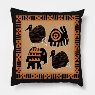 African Safari Animals Pillow