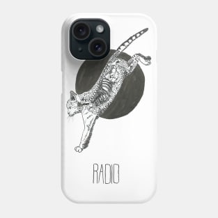 Radio cat Phone Case