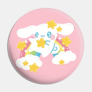 Cinnamon Roll Dog Kawaii Design Pin