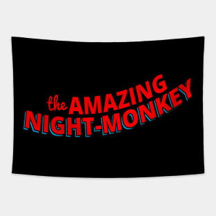 The Amazing Night Monkey Tapestry