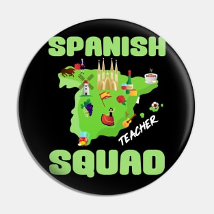 Spanish Teacher Squad Pin