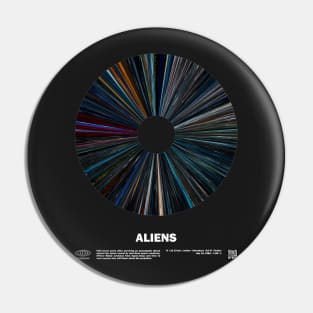 minimal_Aliens Warp Barcode Movie Pin