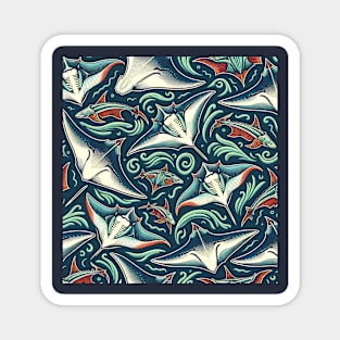 Manta Ray Dreams Magnet