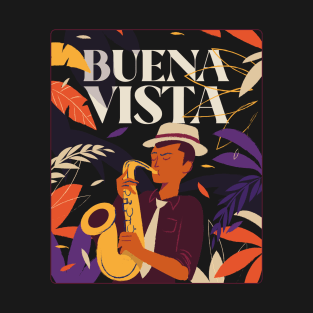 Buena Vista Social Club Tribute - Vintage Cuban Music Design T-Shirt