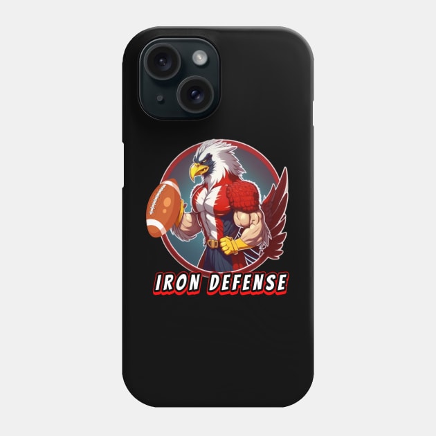 Iron Defense fan football Phone Case by Designchek⭐⭐⭐⭐⭐