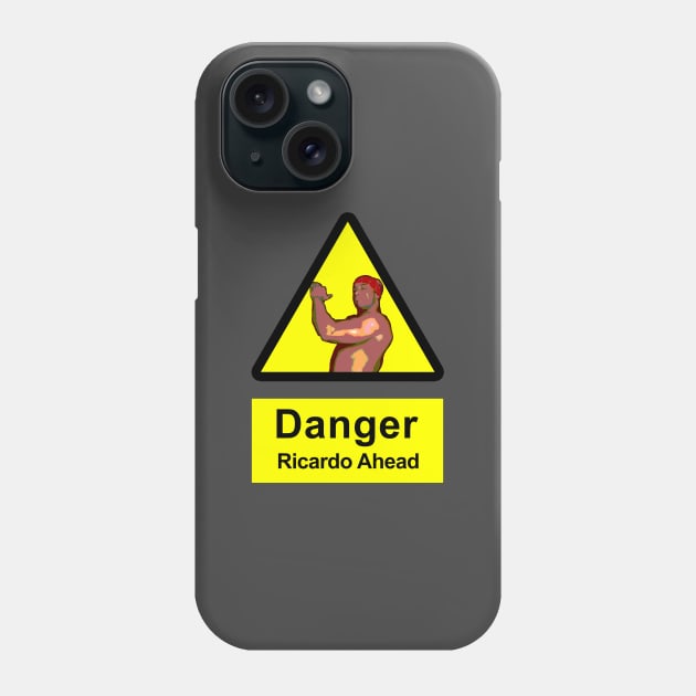 Ricardo Milos - DANGER Phone Case by giovanniiiii