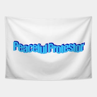 Peaceful Protestor Tapestry
