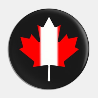 Reconstructed Canadian Flag Pin