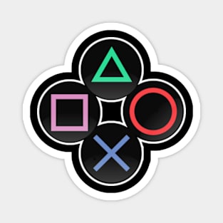 Playstation Style Buttons Magnet