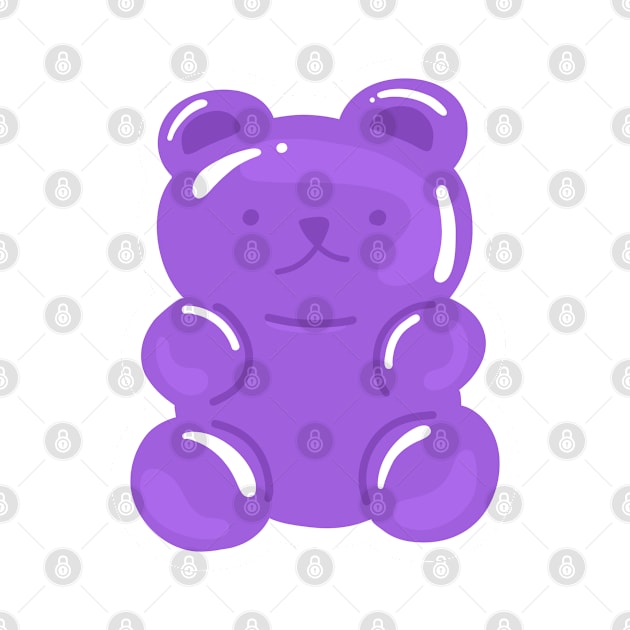 Cute Purple Bear by Today is National What Day