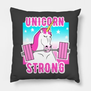 Barbell Unicorn, gym girl, girls who lift, gym girl Pillow