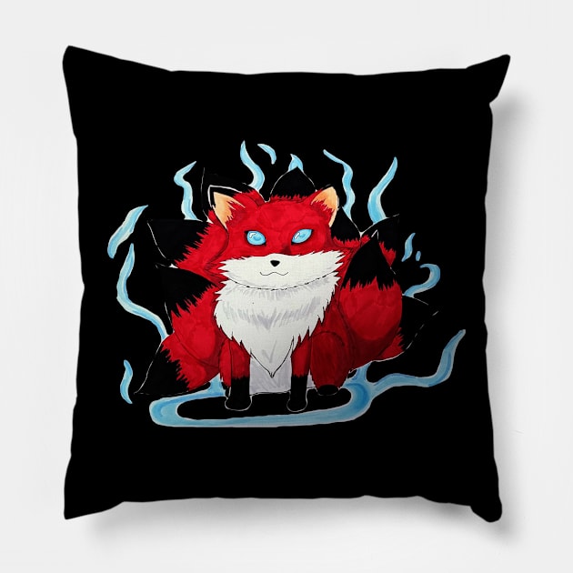 Fire Fox Pillow by Ryzan35