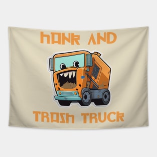 Hank and Trash Truck Tapestry