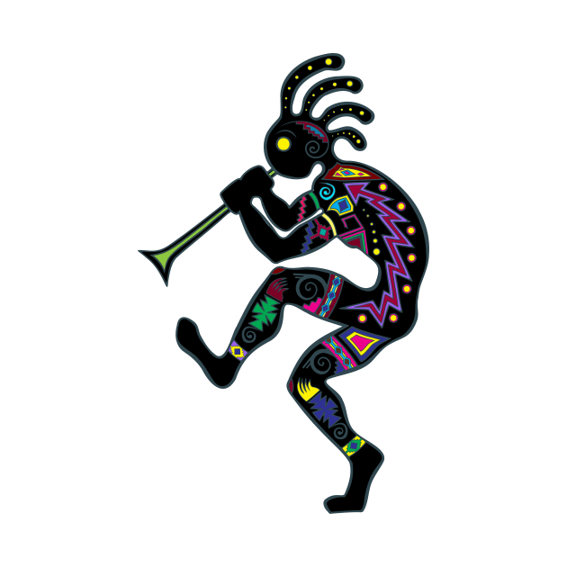 Tribal Kokopelli by Freakquencys