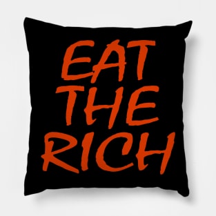 UAW Eat The Rich Pillow