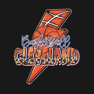 Classic Teams Name Proud Cleveland Retro Beautiful Basketball T-Shirt