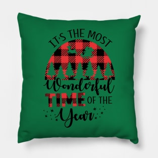 It's The Most Wonderful Time Of The Year Design Pillow