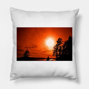 Sunset Long Beach Tofino Vancouver Island Canada Pillow