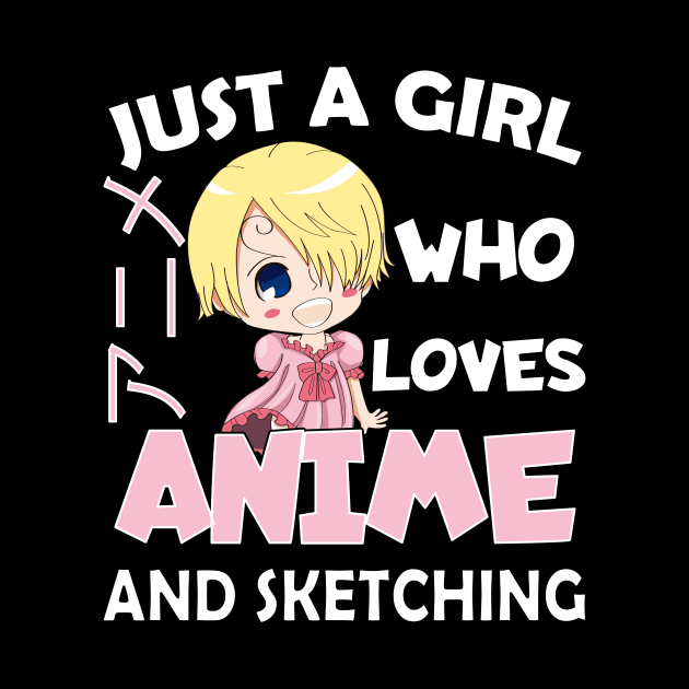 Just a Girl Who Loves anime and sketching by Boba Art Store