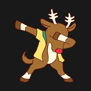 reindeer chFunny Baby Reindeer Dab Dance Xmas, Summer Dabbing Hawaiian Reindeer Christmas T-Shirt