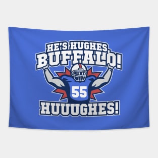 Buffalo Bills Jerry Hughes HUUUGHES! Tapestry