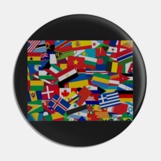 Flags of the world Pin