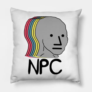 NPC Wojak Meme Pillow