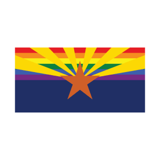 Rainbow Arizona Pride Flag T-Shirt