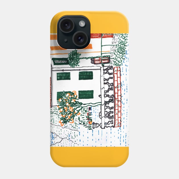 Afternoon at an Italian Lake Phone Case by Hajarsdeco