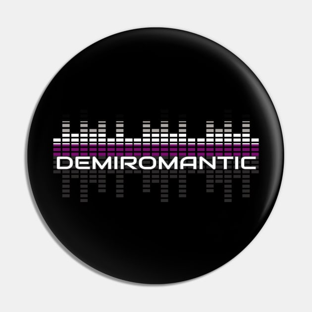 Music Equalizer Bars - Demiromantic Pin by Forsakendusk